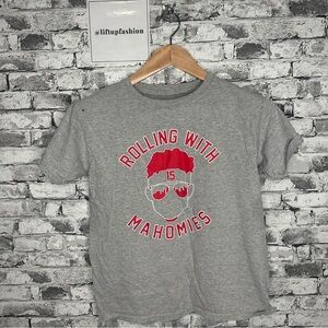 EUC Rolling With Mahomes Graphic TShirt Kansas City Chiefs Size XL (no size tag)